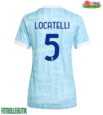 Juventus Manuel Locatelli #5 Bortatröja Kvinnor 2025-26 Kortärmad